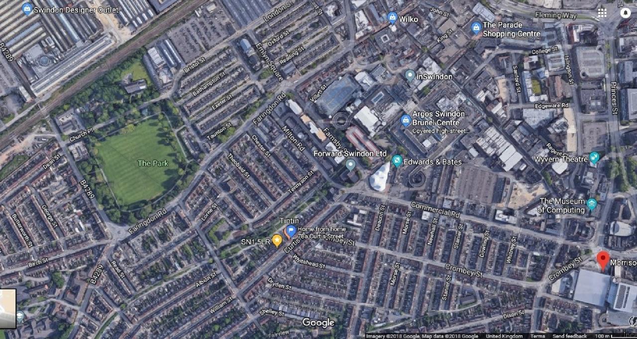 Swindon City Centre Duplex - Entercloud9Sa Exterior foto